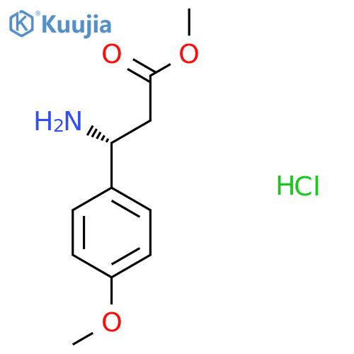 (R)-beta-Amino-4-methoxybenzenepropanoic acid methyl ester hydrochloride structure