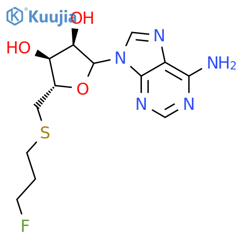 Adenosine,5'-S-(3-fluoropropyl)-5'-thio- (9CI) structure