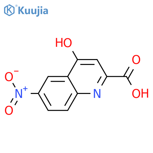 4-hydroxy-6-nitro-quinoline-2-carboxylic acid structure