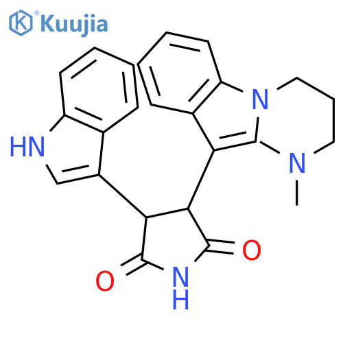 2,5-Pyrrolidinedione, 3-[1-[3-(dimethylamino)propyl]-1H-indol-3-yl]-4-(1H-indol-3-yl)- structure
