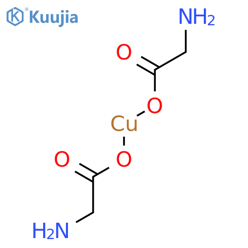 Bis(2-aminoacetoxy)copper structure