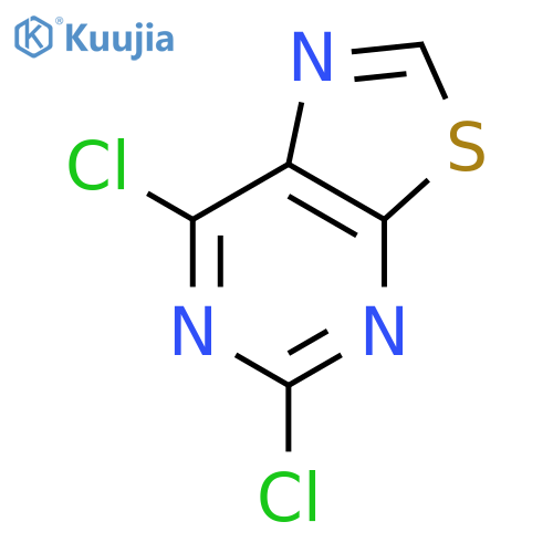 5,7-dichloro-[1,3]thiazolo[5,4-d]pyrimidine structure