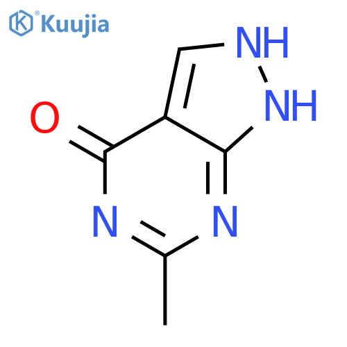 6-Methyl-1H-pyrazolo[3,4-d]pyrimidin-4(2H)-one structure