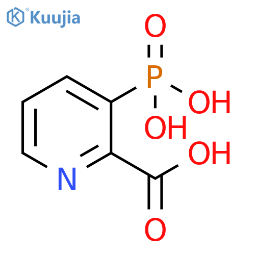 3-phosphonopyridine-2-carboxylic acid structure