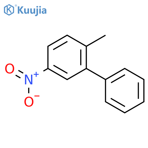 1,1'-Biphenyl, 2-methyl-5-nitro- structure