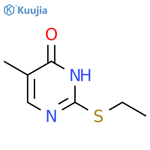 4(3H)-Pyrimidinone,2-(ethylthio)-5-methyl- structure