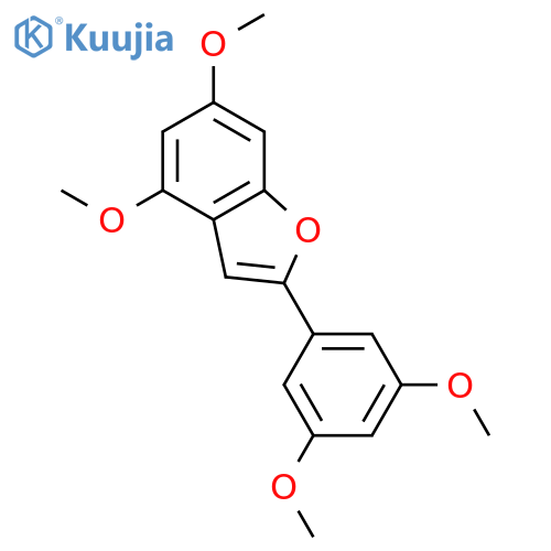 Benzofuran, 2-(3,5-dimethoxyphenyl)-4,6-dimethoxy- structure