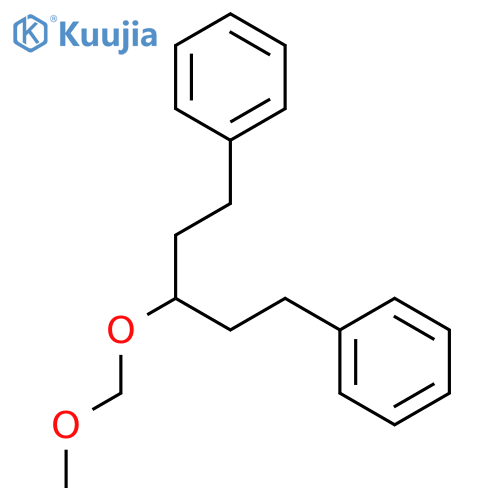 Benzene, 1,1'-[3-(methoxymethoxy)-1,5-pentanediyl]bis- structure