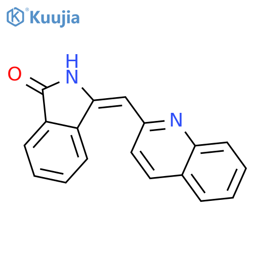 1H-Isoindol-1-one, 2,3-dihydro-3-(2-quinolinylmethylene)- structure