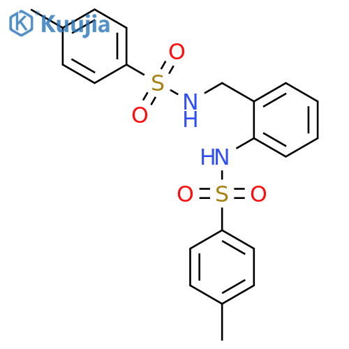 Benzenesulfonamide, 4-methyl-N-[2-[[[(4-methylphenyl)sulfonyl]amino]methyl]phenyl]- structure