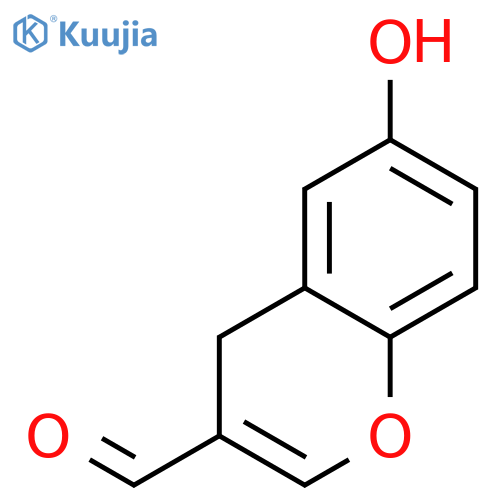 6-Hydroxy-4H-chromene-3-carbaldehyde structure