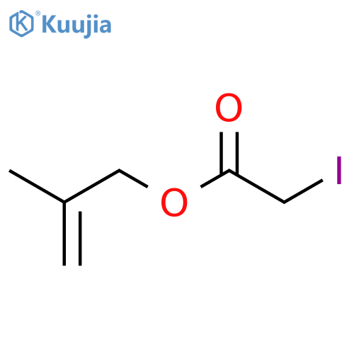 Acetic acid, iodo-, 2-methyl-2-propenyl ester structure