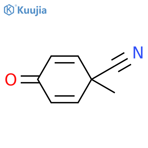 2,5-Cyclohexadiene-1-carbonitrile, 1-methyl-4-oxo- structure