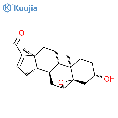 Pregn-16-en-20-one,5,6-epoxy-3-hydroxy-, (3b,5a,6a)- structure