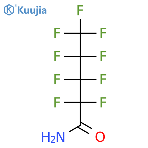 Nonafluoropentanamide structure