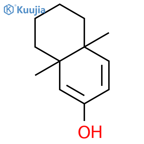 2(1H)-Naphthalenone,4a,5,6,7,8,8a-hexahydro-4a,8a-dimethyl-, cis- (8CI,9CI) structure