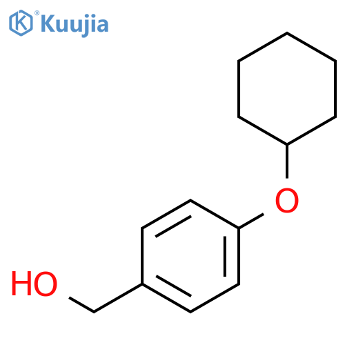 Benzenemethanol, 4-(cyclohexyloxy)- structure
