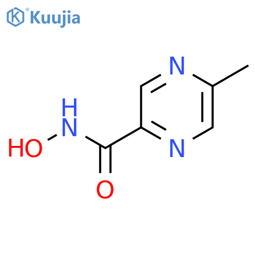 N-Hydroxy-5-methylpyrazine-2-carboxamide structure