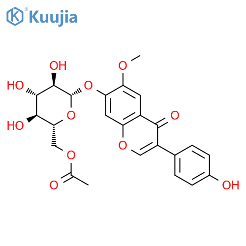 6''-O-Acetylglycitin structure