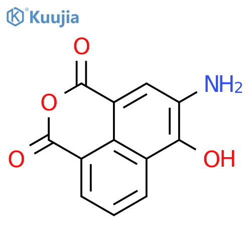 3-Amino-4-hydroxy-1,8-naphthalic anhydride structure
