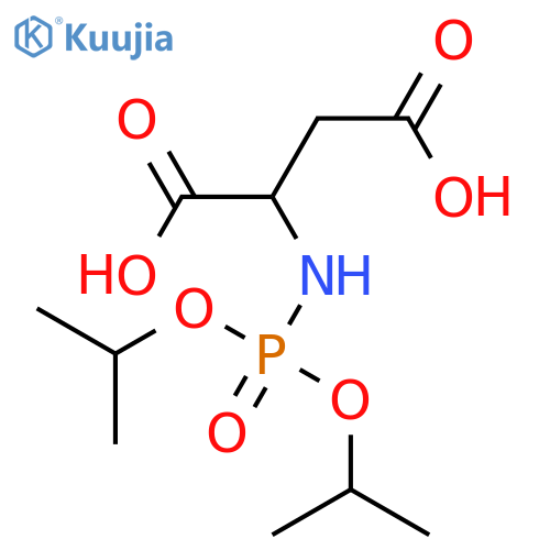 L-Aspartic acid, N-[bis(1-methylethoxy)phosphinyl]- structure