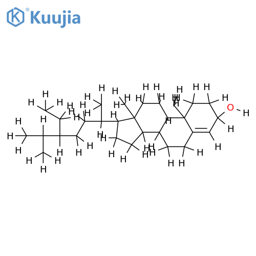 beta-Sitosterol, (beta-Sitosterin) structure