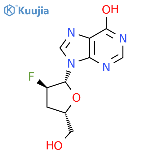 Inosine,2',3'-dideoxy-2'-fluoro- (9CI) structure