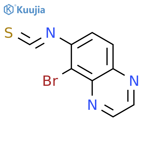 5-Bromo-6-isothiocyanatoquinoxaline structure