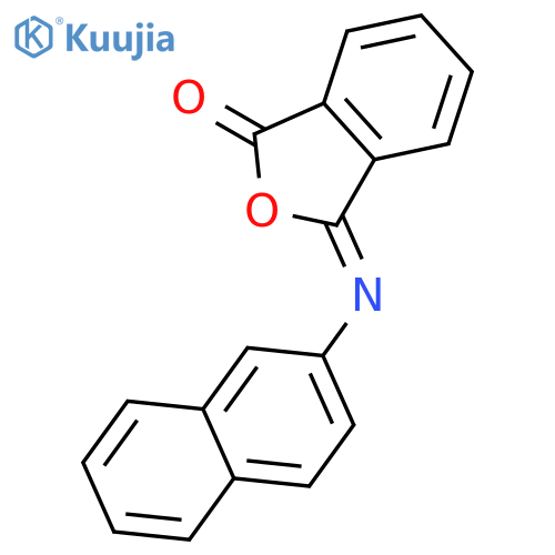 1(3H)-Isobenzofuranone, 3-(2-naphthalenylimino)- structure