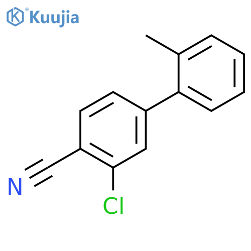 2-Chloro-4-(2-methylphenyl)benzonitrile structure