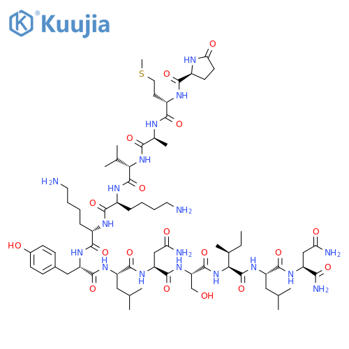 (Pyr16)-VIP (16-28) (human, bovine, porcine, rat) structure