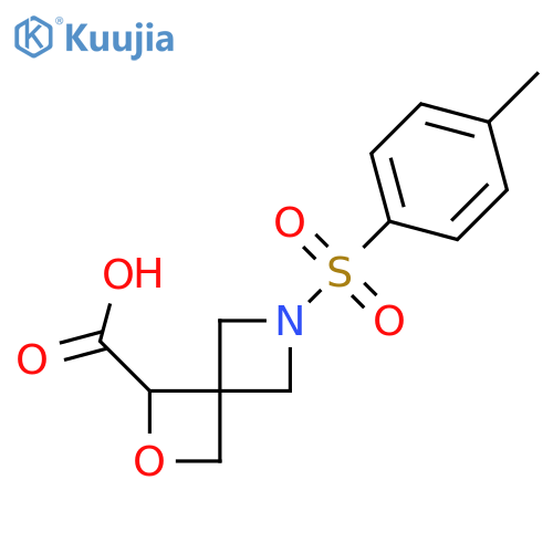 6-Tosyl-2-oxa-6-azaspiro[3.3]heptane-1-carboxylic acid structure