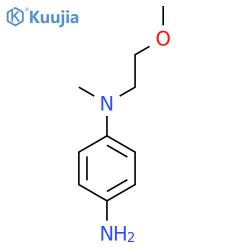 N1-(2-Methoxyethyl)-N1-methylbenzene-1,4-diamine structure