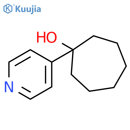 Cycloheptanol, 1-(4-pyridinyl)- structure