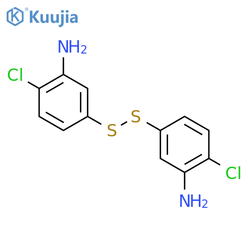 5,5'-Disulfanediylbis(2-chloroaniline) structure