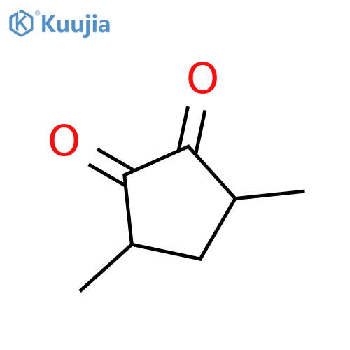 3,5-dimethylcyclopentane-1,2-dione structure