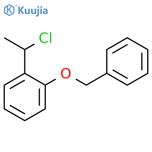 1-Benzyloxy-2-(1-chloroethyl)-benzene structure