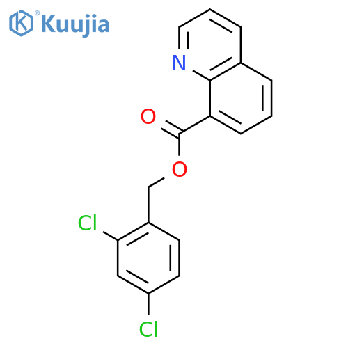 8-Quinolinecarboxylicacid, (2,4-dichlorophenyl)methyl ester structure