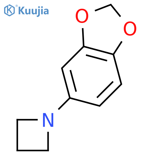1-(Benzo[d][1,3]dioxol-5-yl)azetidine structure