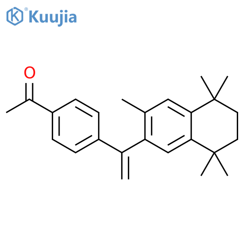 1-(4-(1-(3,5,5,8,8-Pentamethyl-5,6,7,8-tetrahydronaphthalen-2-yl)vinyl)phenyl)ethanone structure