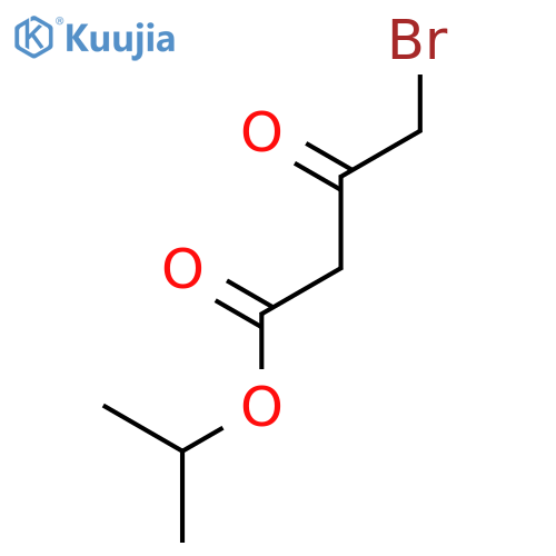 Butanoic acid, 4-bromo-3-oxo-, 1-methylethyl ester structure