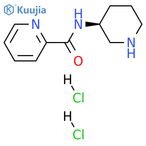 (S)-N-(Piperidin-3-yl)pyridine-2-carboxamide dihydrochloride structure
