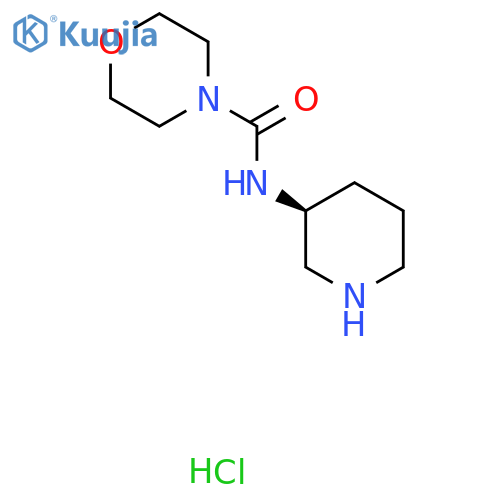 (S)-N-(Piperidin-3-yl)morpholine-4-carboxamide hydrochloride structure