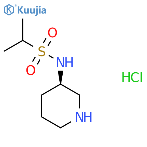 (R)-N-(Piperidin-3-yl)propane-2-sulfonamide hydrochloride structure