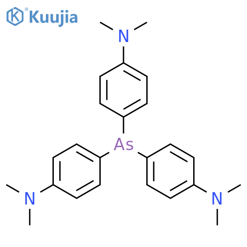 Benzenamine, 4,4',4''-arsinidynetris[N,N-dimethyl- structure