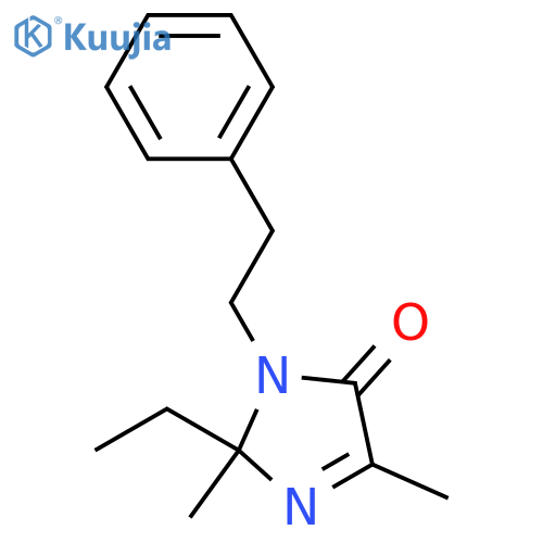 2-Ethyl-2,3-dihydro-2,5-dimethyl-4H-imidazol-4-one; (ξ)-form, N3-(2-Phenylethyl) structure