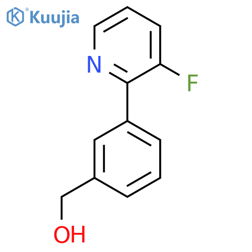 Benzenemethanol, 3-(3-fluoro-2-pyridinyl)- structure