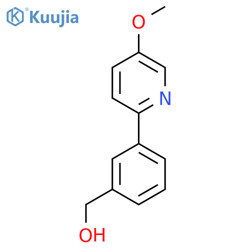 3-(5-Methoxy-2-pyridinyl)Benzenemethanol structure