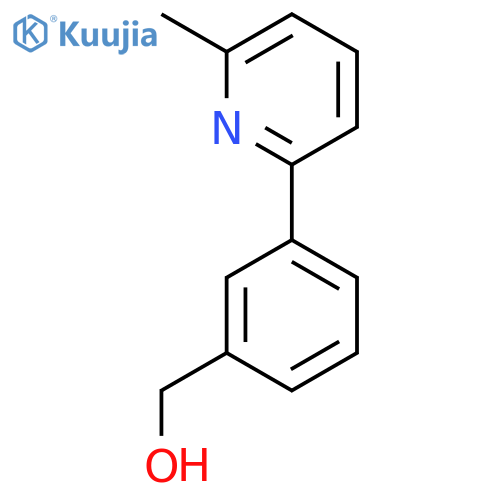 (3-(6-Methylpyridin-2-yl)phenyl)methanol structure
