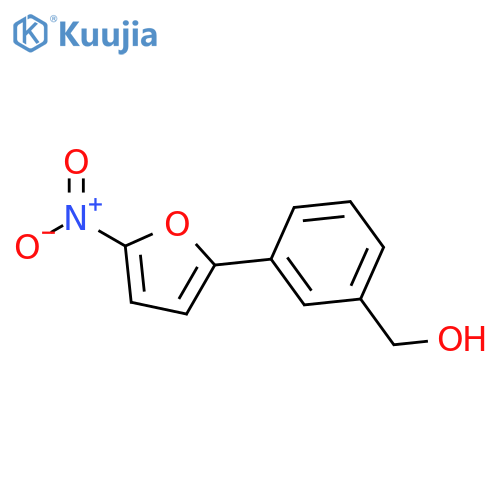 [3-(5-nitrofuran-2-yl)phenyl]methanol structure